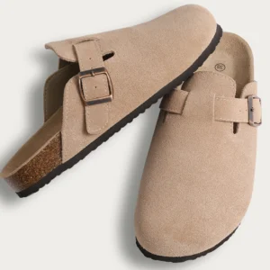 Alternative view of Litfun New Women Clogs For Women Fashion Cork Suede Mules Slipper Classic Cork Antislip For Outdoor Slippers With Arch Support