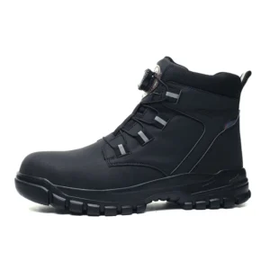 Alternative view of Waterproof Safety Boots Men Indestructible Steel Toe Work Boots Anti-smash Stab-resistant Safety Shoes Biker Botas Para Hombre