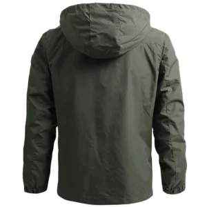 Alternative view of Windbreaker Men Tactical Jacket Waterproof Outdoor Hooded Coat Sports Military European Size S-5XL Field Climbing Thin Outwear